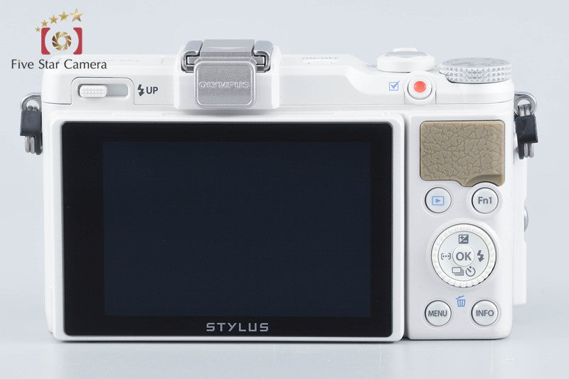 Olympus STYLUS XZ-2 White 12.0 MP Digital Camera w/ Box