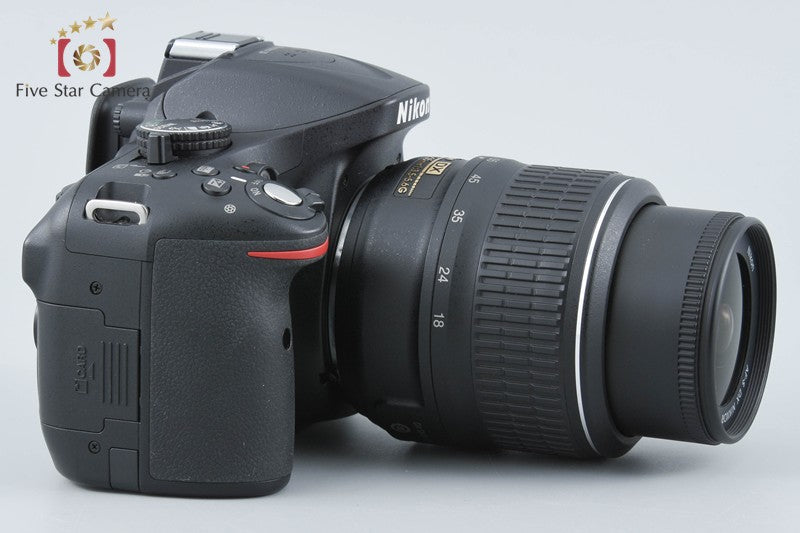"Shutter count 3,598" Nikon D5200 Black 24.1 MP DSLR Camera 18-55 VR Lens