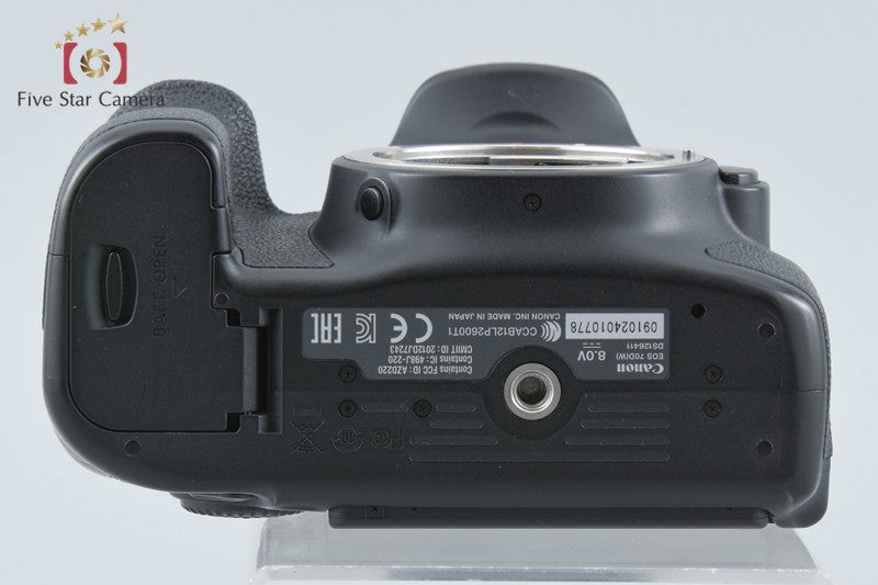 Canon EOS 70D 20.2 MP Digital SLR Camera Body