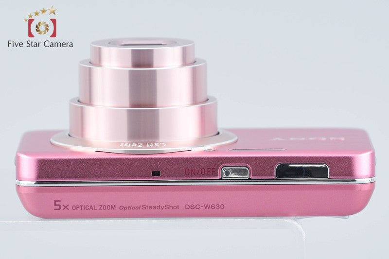 Sony Cyber-Shot DSC-W630 Pink 16.1 MP Digital Camera [Japanese Language Only]