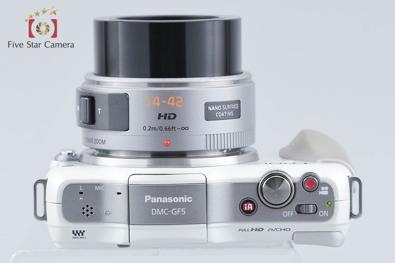 Panasonic DMC-GF5X Shell White 12.1 MP 14-42mm Lens [Japanese Language Only]