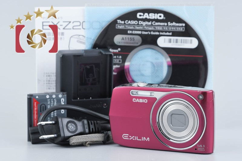 CASIO EXILIM ZOOM EX-Z2000 Red 14.1 MP Digital Camera