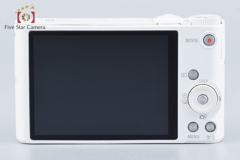 Sony Cyber-Shot DSC-WX350 White 18.2 MP Digital Camera [Multiple Languages]
