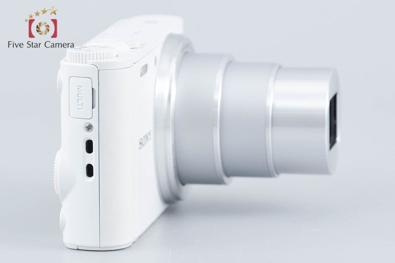 Sony Cyber-Shot DSC-WX350 White 18.2 MP Digital Camera [Multiple Languages]