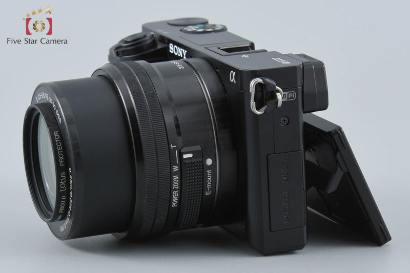 "Count 2,121" Sony α6000 ILCE-6000 Black 24.3 MP 16-50 Lens [Multiple Languages]
