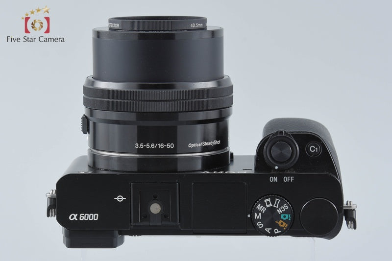 "Count 2,121" Sony α6000 ILCE-6000 Black 24.3 MP 16-50 Lens [Multiple Languages]