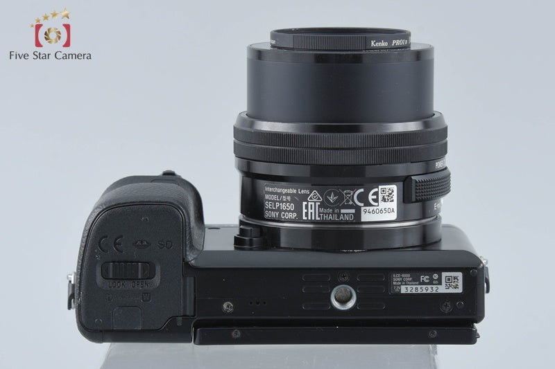 "Count 2,121" Sony α6000 ILCE-6000 Black 24.3 MP 16-50 Lens [Multiple Languages]