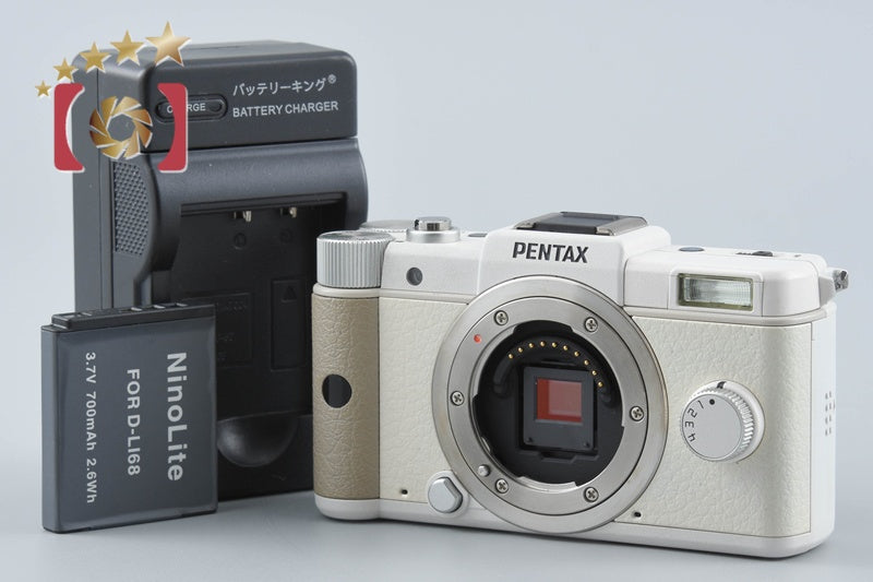 "Shutter count 1,999" PENTAX Q White 12.4 MP Digital Mirrorless Camera Body