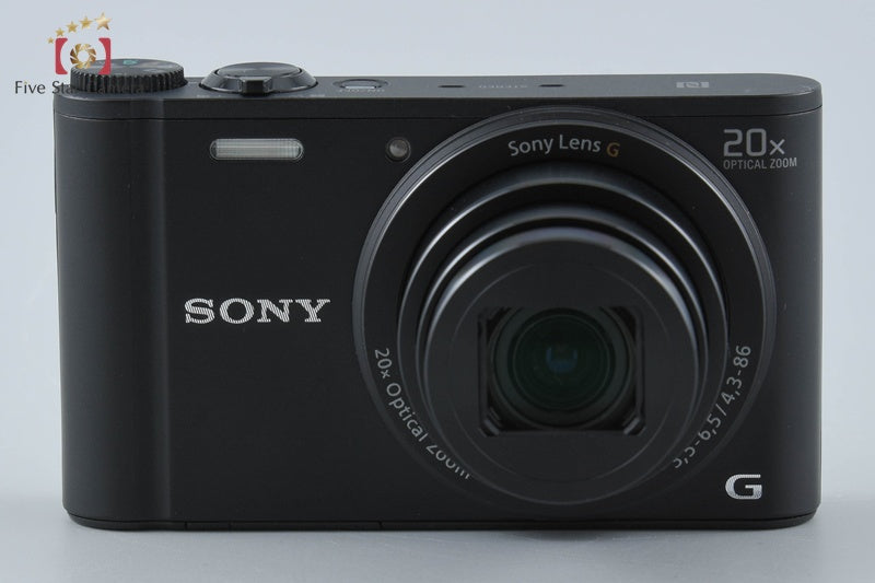 Sony Cyber-Shot DSC-WX350 Black 18.2 MP Digital Camera [Multiple Languages]