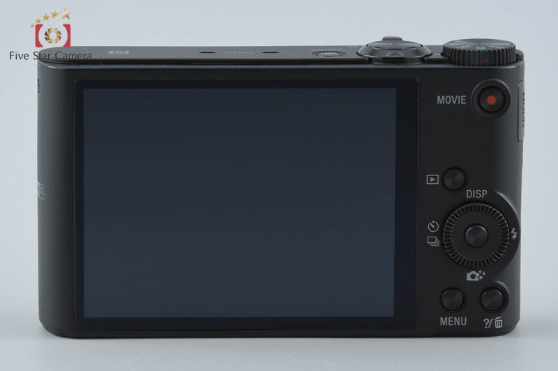 Sony Cyber-Shot DSC-WX350 Black 18.2 MP Digital Camera [Multiple Languages]