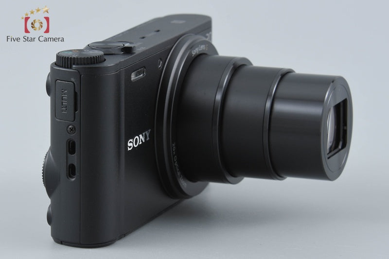 Sony Cyber-Shot DSC-WX350 Black 18.2 MP Digital Camera [Multiple Languages]