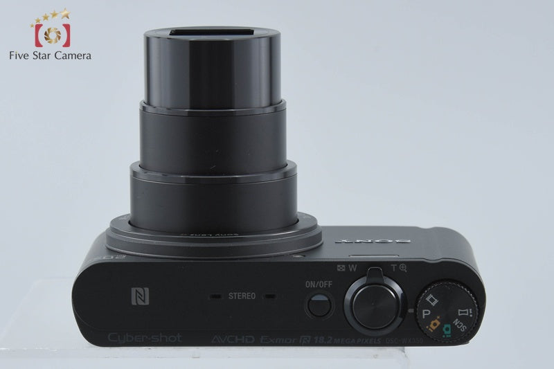 Sony Cyber-Shot DSC-WX350 Black 18.2 MP Digital Camera [Multiple Languages]