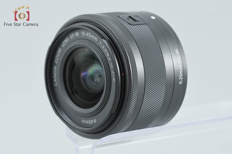 Canon EOS M3 Black 24.2 MP Digital Camera 15-45 Lens