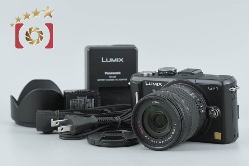 Panasonic LUMIX DMC-GF1 Black 12.1 MP 14-45 Lens [Japanese Language Only]
