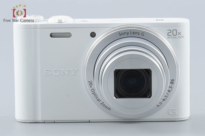 Sony Cyber-Shot DSC-WX350 White 18.2 MP Digital Camera [Multiple Languages]