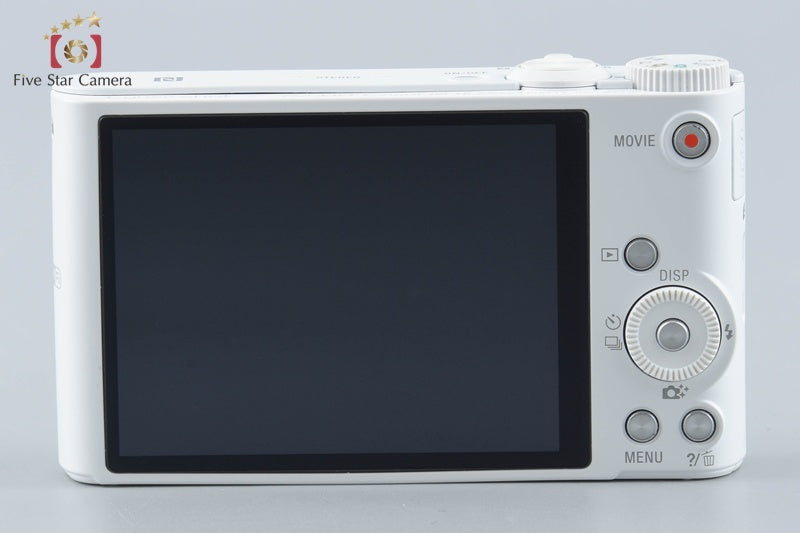Sony Cyber-Shot DSC-WX350 White 18.2 MP Digital Camera [Multiple Languages]