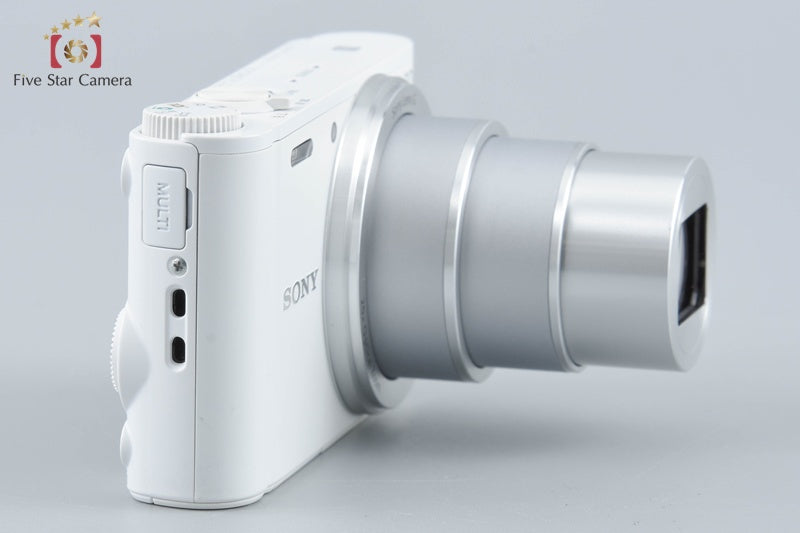 Sony Cyber-Shot DSC-WX350 White 18.2 MP Digital Camera [Multiple Languages]