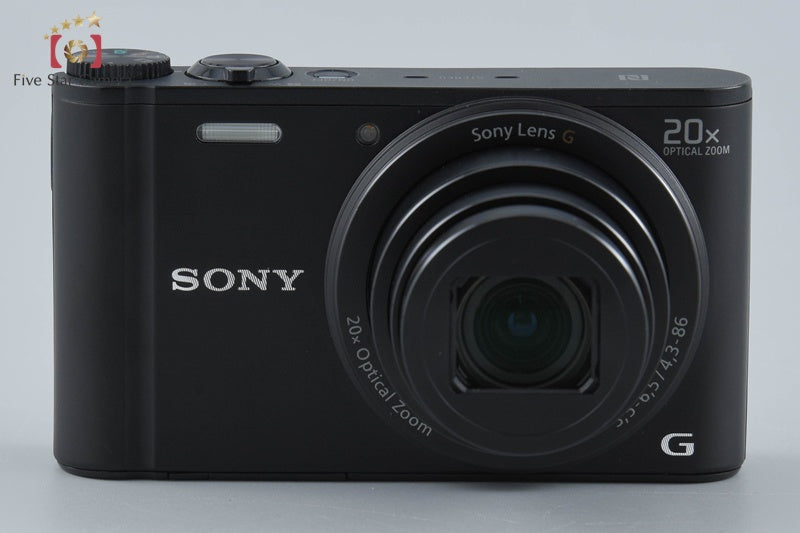 Sony Cyber-Shot DSC-WX350 Black 18.2 MP Digital Camera [Multiple Languages]