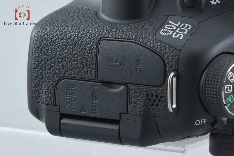 "Shutter count 2,863" Canon EOS 70D 20.2 MP Digital SLR Camera Body