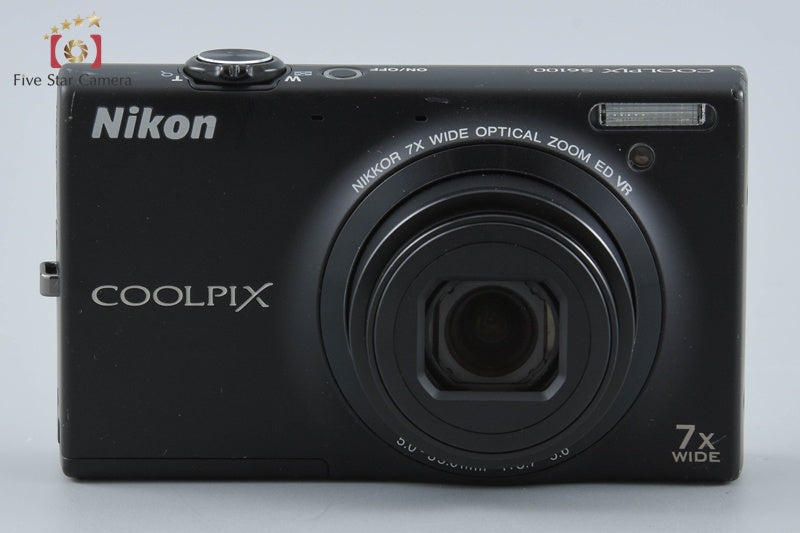 Nikon COOLPIX S6100 Noble Black 16.0 MP Digital Camera