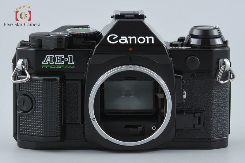 Canon AE-1 PROGRAM Black 35mm SLR Film Camera Body