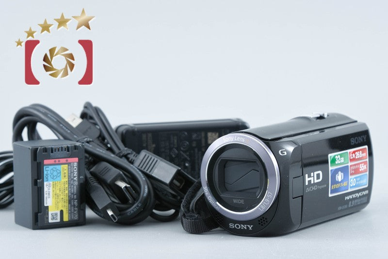 Sony Handycam HDR-CX390 Crystal Black Digital Camcorder [Japanese Language Only]