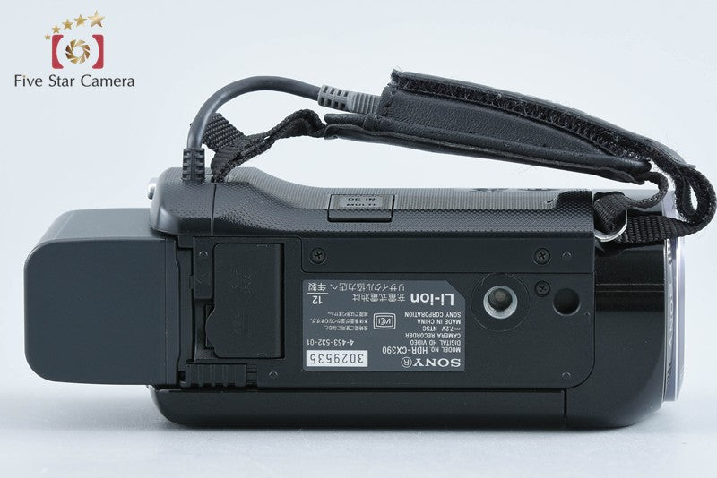 Sony Handycam HDR-CX390 Crystal Black Digital Camcorder [Japanese Language Only]