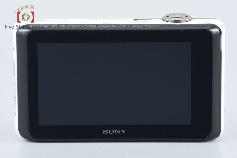SONY Cyber-shot DSC-WX170 White 18.2 MP Digital Camera [Japanese Language Only]