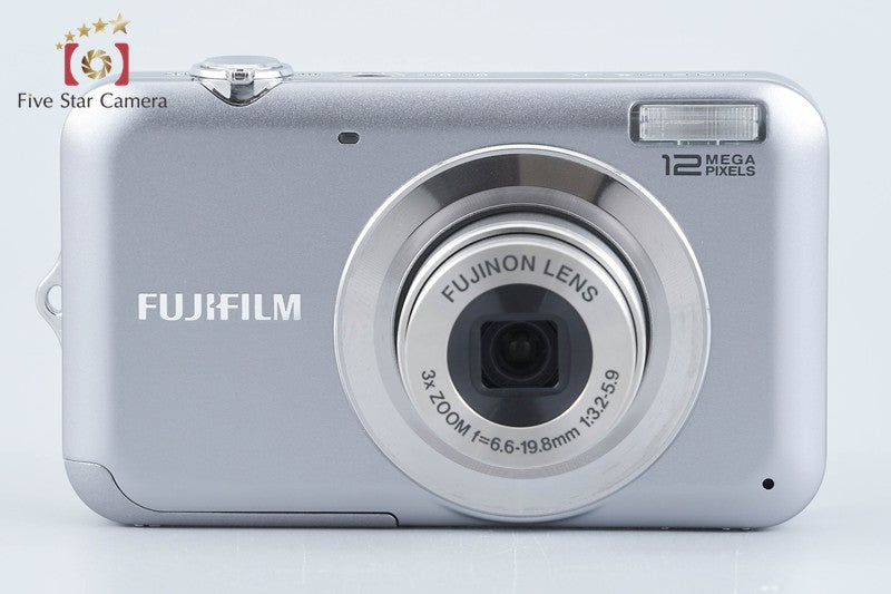 Fujifilm FINEPIX JV100 Silver 12.0 MP Digital Camera w/ Box