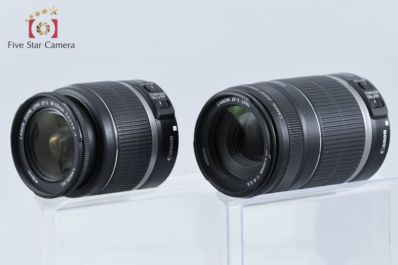 Canon EOS Kiss X4 / Rebel T2i / 550D 18.0 MP 18-55 55-250 Lenses