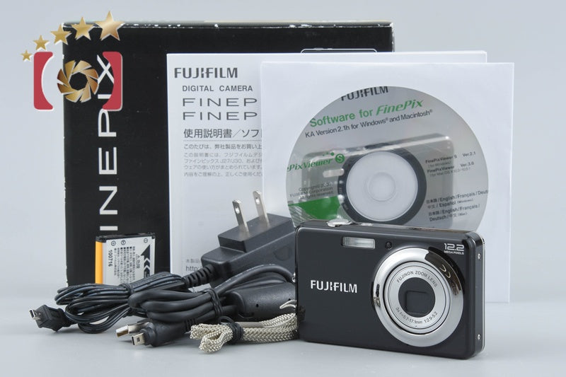 Fujifilm FINEPIX J30 Black 12.2 MP Digital Camera w/ Box