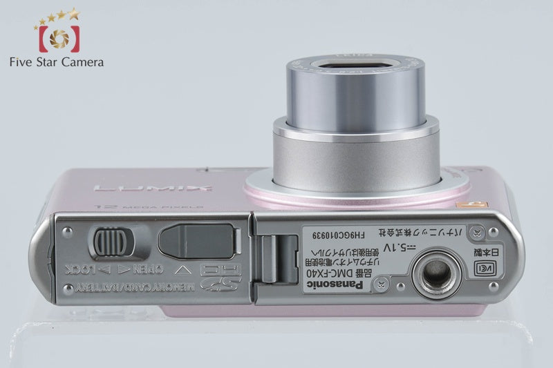 Panasonic LUMIX DMC-FX40 Pink 12.1 MP Digital Camera [Japanese Language Only]