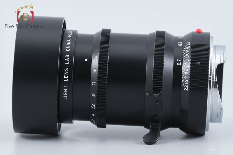 LIGHT LENS LAB M SP II 75mm f/2 Black Leica M Mount w/ Box