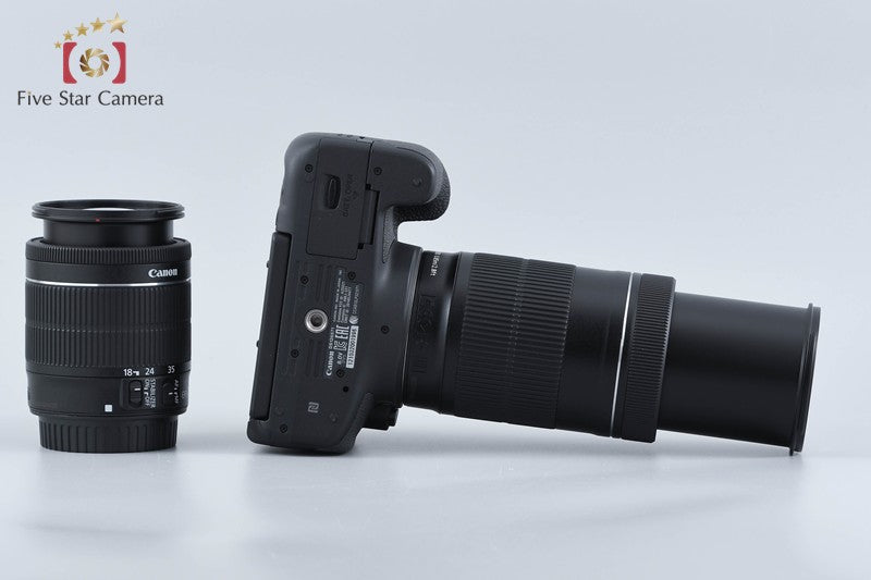 "Count 1,405" Canon EOS Kiss X8i / Rebel T6i / 750D 24.2 MP 18-55 55-250 Lenses