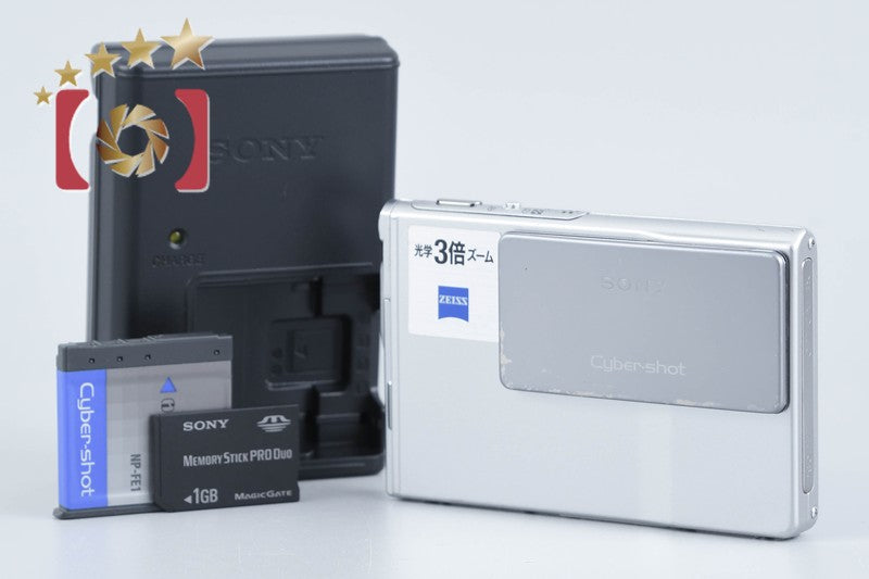 SONY Cyber-shot DSC-T7 Silver 5.1 MP Digital Camera [Japanese Language Only]