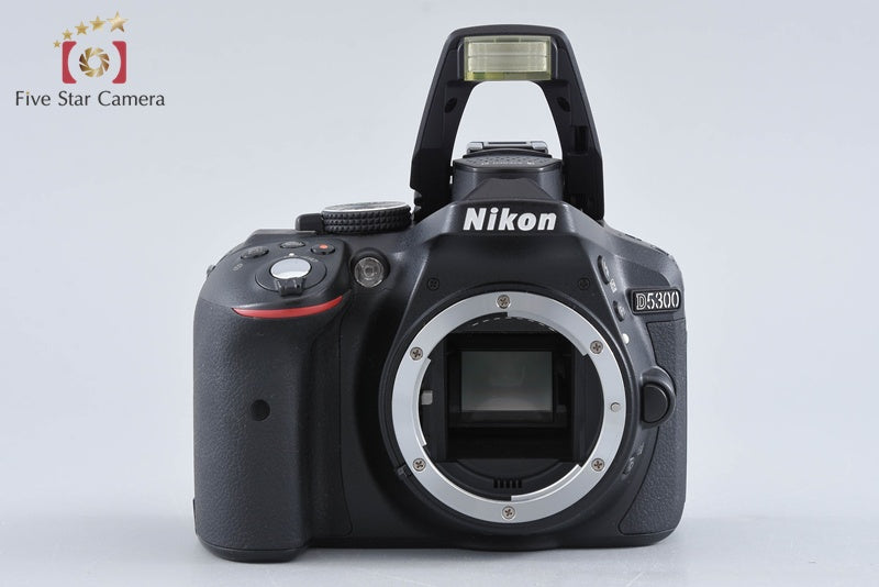 "Count 4,155" Nikon D5300 Black 24.2 MP DSLR AF-P 18-55 70-300 VR Lenses w/ Box