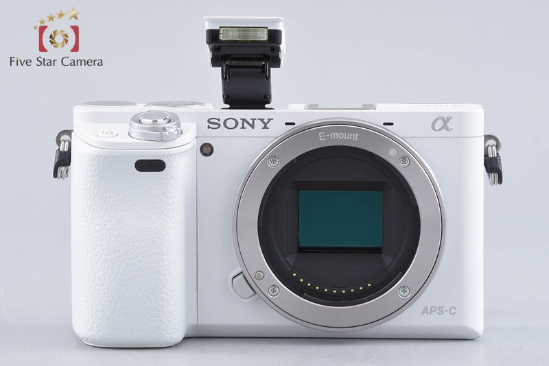 Sony Alpha α6000 ILCE-6000 White 24.3 MP 16-50 Lens [Multiple Languages]