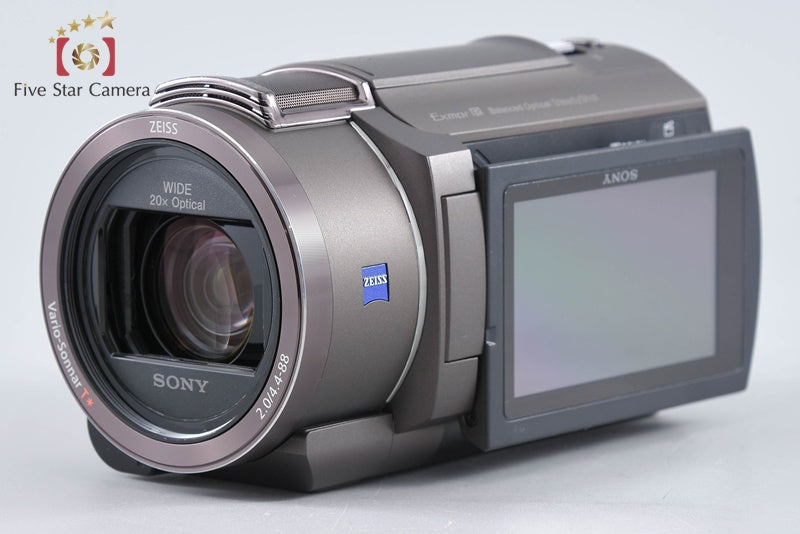 SONY HANDYCAM FDR-AX45 Bronze Brown Digital Camcorder [Multiple Languages]