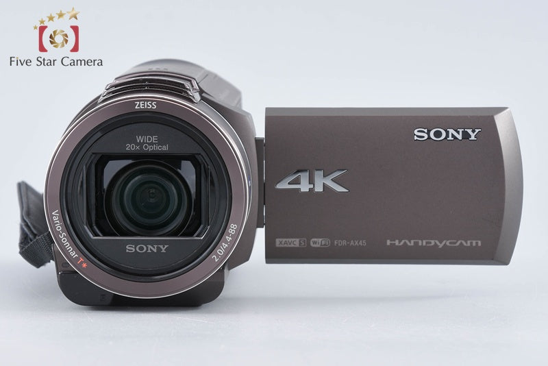 SONY HANDYCAM FDR-AX45 Bronze Brown Digital Camcorder [Multiple Languages]