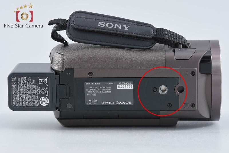 SONY HANDYCAM FDR-AX45 Bronze Brown Digital Camcorder [Multiple Languages]