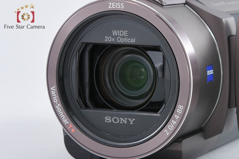 SONY HANDYCAM FDR-AX45 Bronze Brown Digital Camcorder [Multiple Languages]