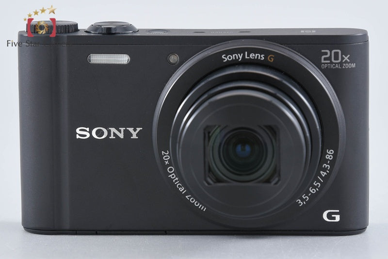 Sony Cyber-Shot DSC-WX350 Black 18.2 MP Digital Camera [Multiple Languages]