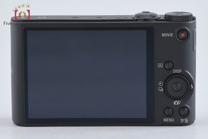 Sony Cyber-Shot DSC-WX350 Black 18.2 MP Digital Camera [Multiple Languages]