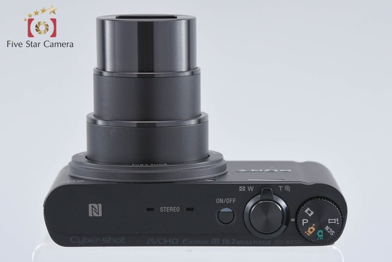 Sony Cyber-Shot DSC-WX350 Black 18.2 MP Digital Camera [Multiple Languages]