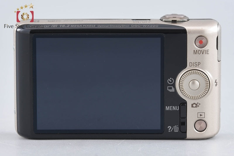 Sony Cyber-Shot DSC-WX220 Gold 18.2 MP Digital Camera [Multiple Languages]