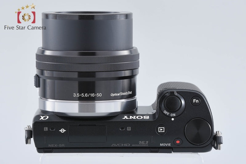 "Count 1,730" Sony α NEX-5R Black 16.1 MP 16-50 Lens [Multiple Languages]
