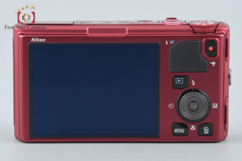 Nikon COOLPIX S9500 Velvet Red 18.1 MP Digital Camera