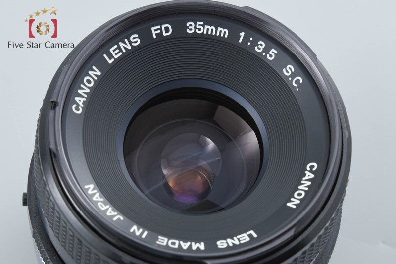 Canon FD 35mm f/3.5 S.C.