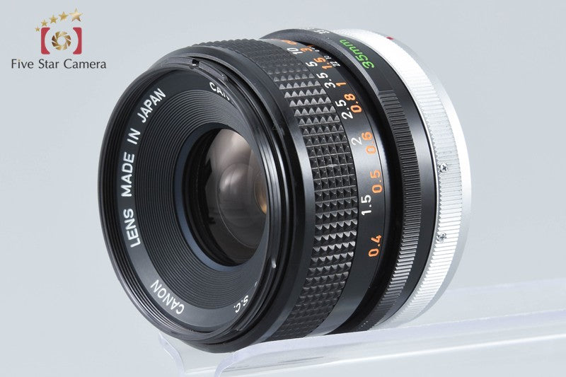 Canon FD 35mm f/3.5 S.C.