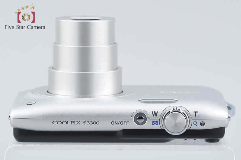 Nikon COOLPIX S3300 Crystal Silver 16.0 MP Digital Camera